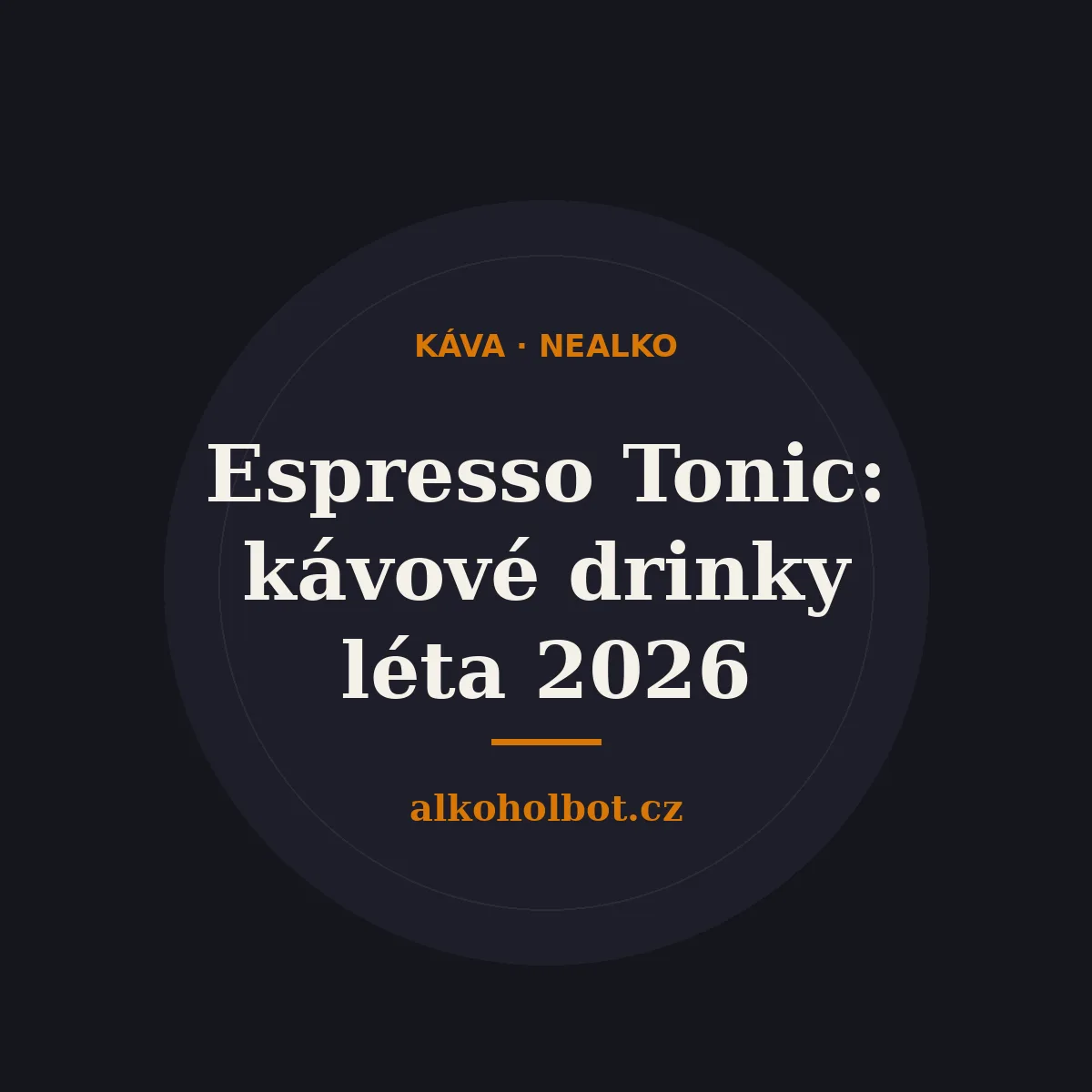 Espresso Tonic: kávový drink léta 2026 (a co míchat dál)